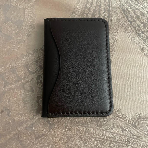 Robert Talbott Brown Leather Card Holder - Picture 2 of 5